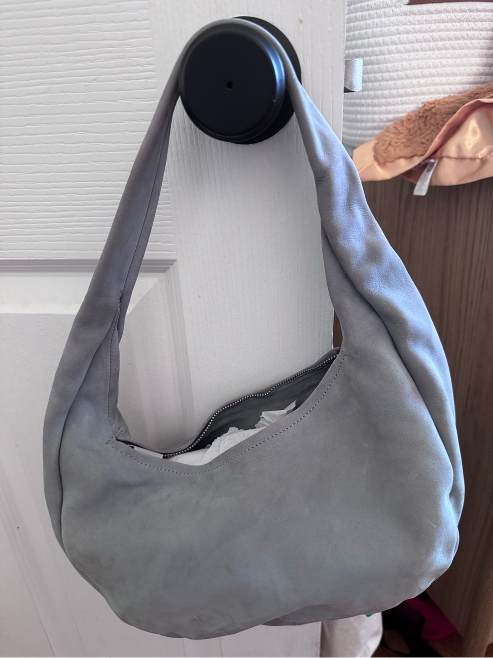 St Agni oval mini bag